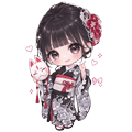 あむ┃ゆぱ🎀💖🍰アー写👘┃みみ🐰💖️着物🐰👘