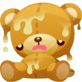 溶けたクマ