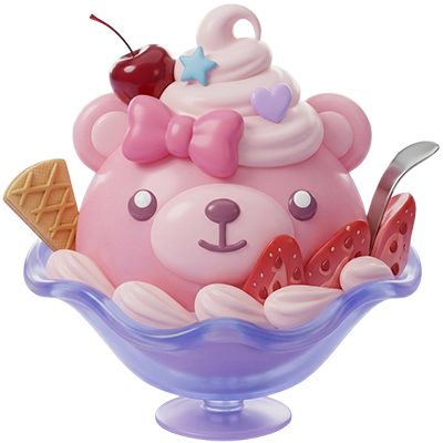ぷっくりクマパフェ(アニメ)