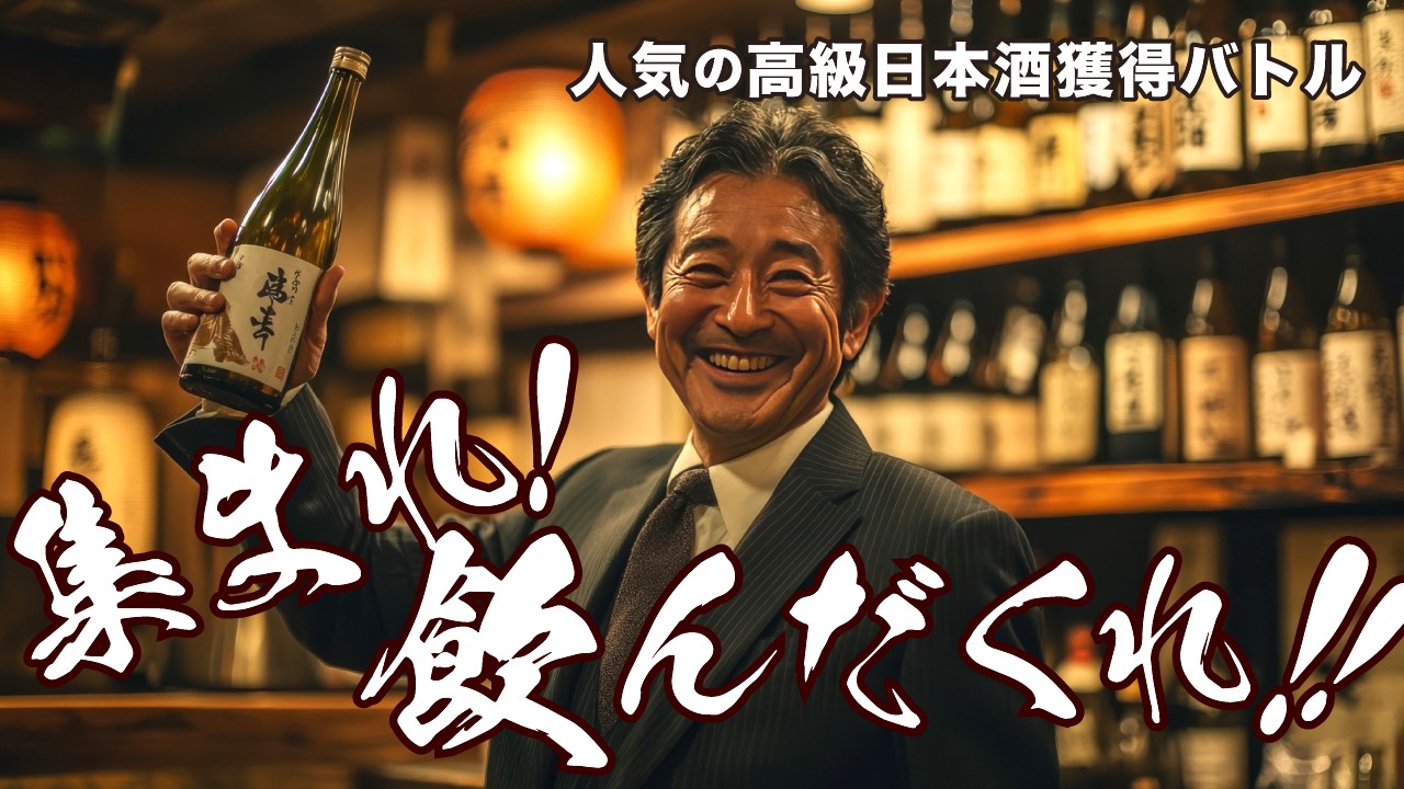 集まれ！飲んだくれ！！―人気の高級日本酒＆酒器セット獲得バトルー