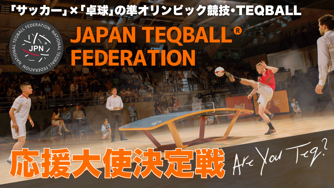 NEWスポーツの輪を広げよう!『日本テックボール協会』公認応援大使決定戦