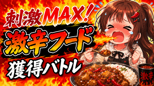 刺激MAX！激辛フード獲得バトル