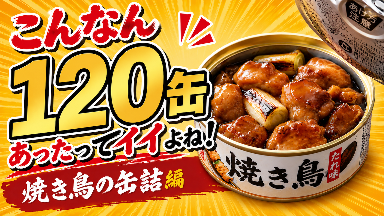 こんなん120缶あったってイイよね!―焼き鳥の缶詰編―