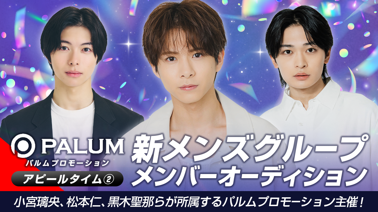 【アピール②】パルムプロモーション 新メンズグループ メンバーオーディション