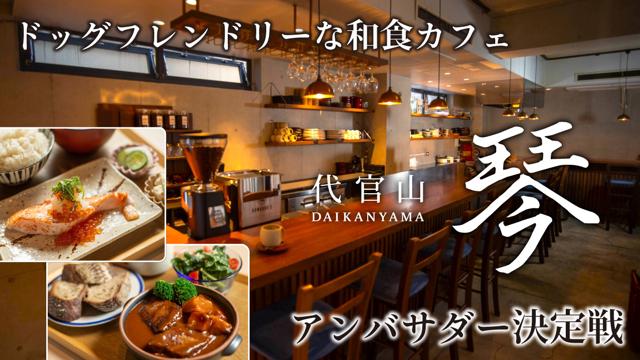 ドッグフレンドリーな和食カフェ『代官山 琴』アンバサダー決定戦
