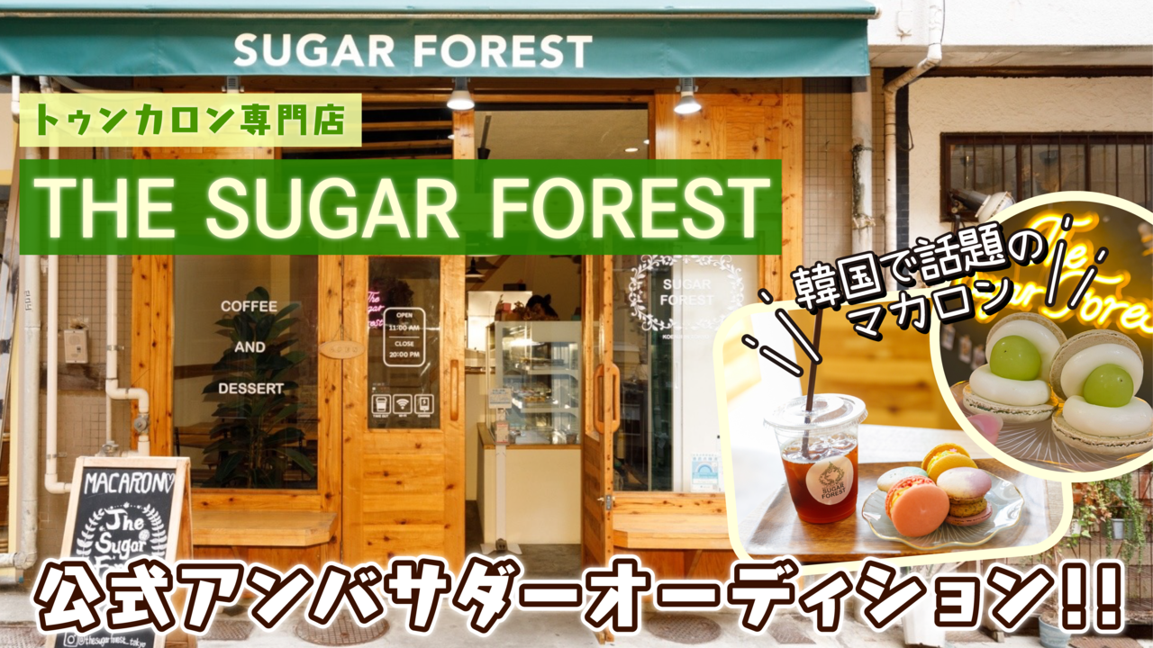 トゥンカロン専門店『THE SUGAR FOREST』公式アンバサダーオーディション!