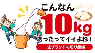 こんなん10kgあったってイイよね！ 一流ブランドの切り餅編― 