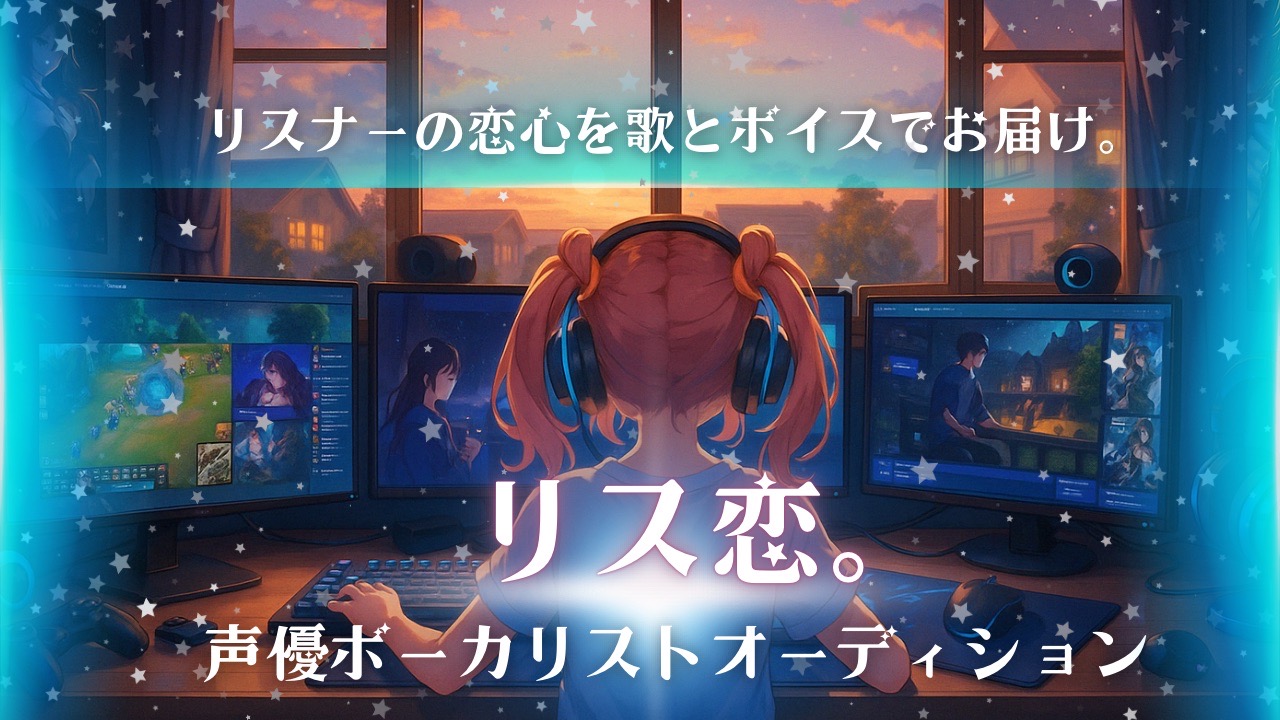 シチュエーションボイス付き音楽CD『リス恋』声優ボーカリストオーディション Vol.4