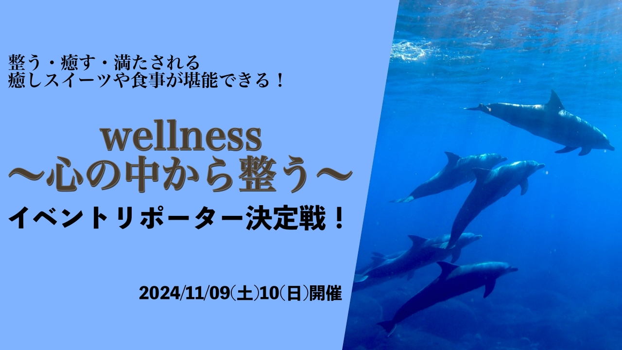 「wellness~心の中から整う~」イベントリポーター決定戦!