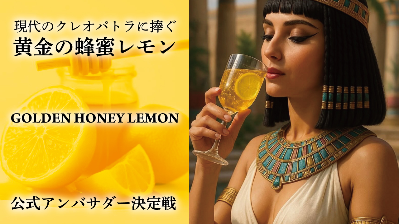 黄金の蜂蜜レモン『GOLDEN HONEY LEMON』公式アンバサダー決定戦