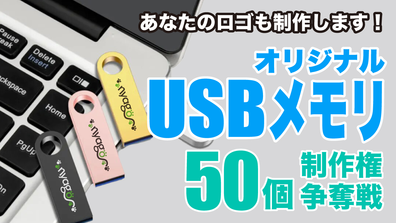 仕事中でもあなたのことを忘れない!オリジナルUSBメモリ制作権争奪戦!!