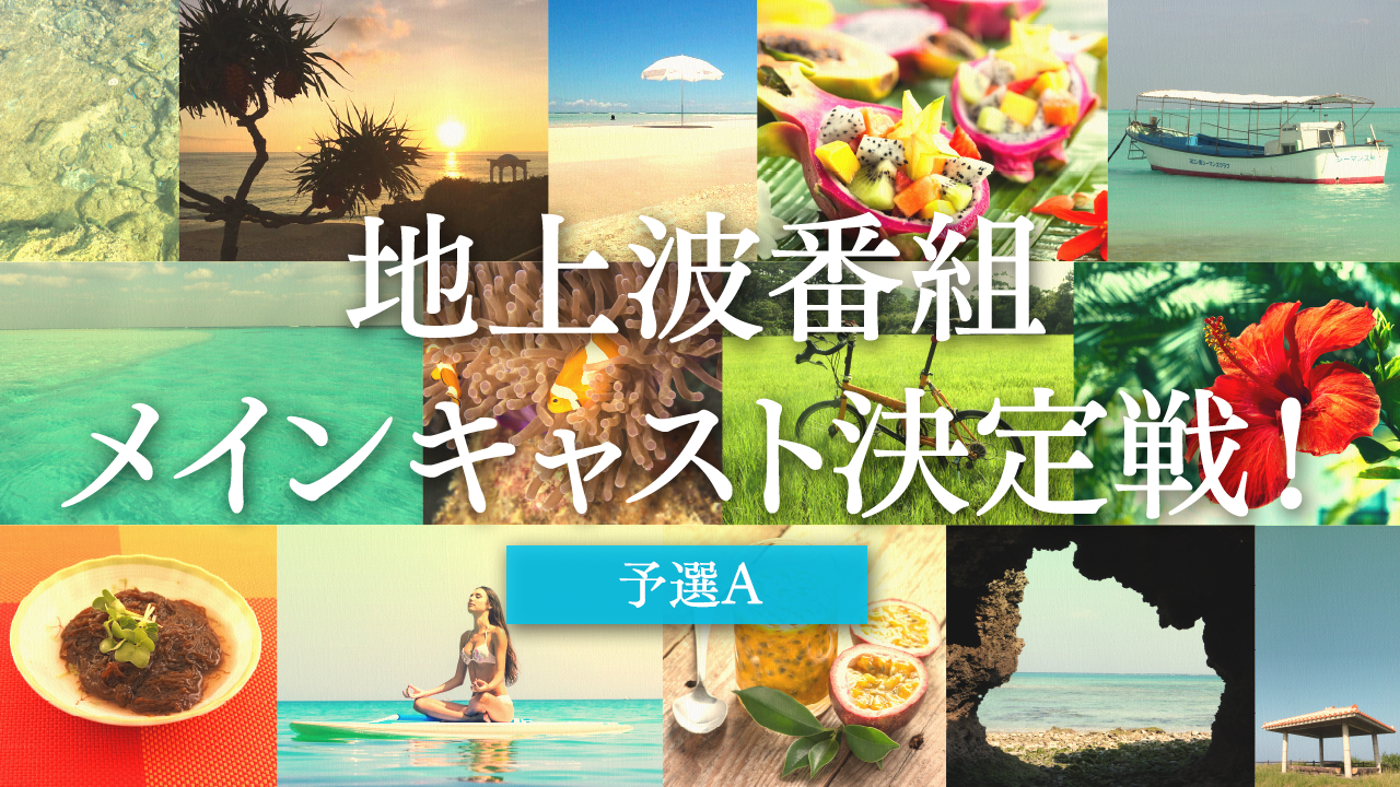 【予選A】地上波番組 メインキャスト決定戦！