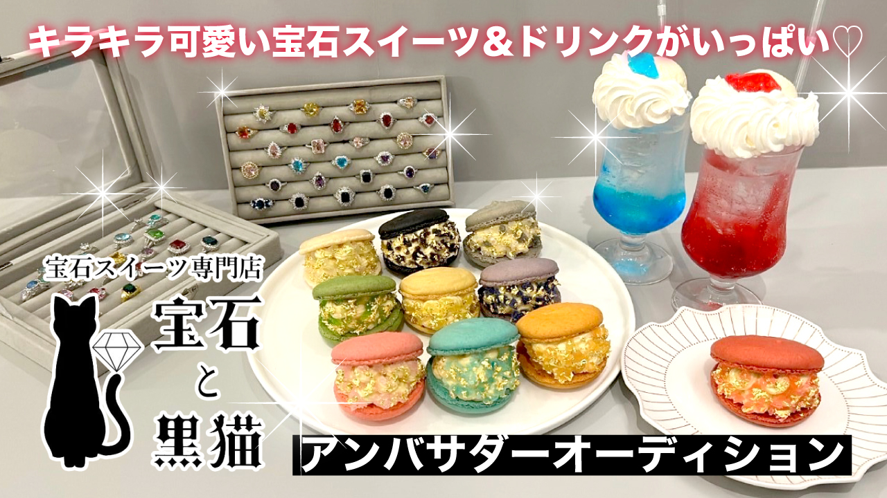 宝石スイーツ専門店『宝石と黒猫』アンバサダーオーディション Vol.4