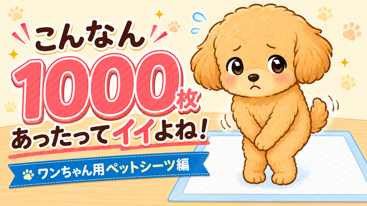こんなん1000枚あったってイイよね!―ワンちゃん用ペットシーツ編― Vol.4