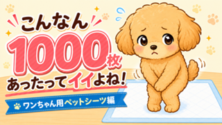 こんなん1000枚あったってイイよね！―ワンちゃん用ペットシーツ編― Vol.4