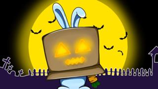 ウサギと段ボール！