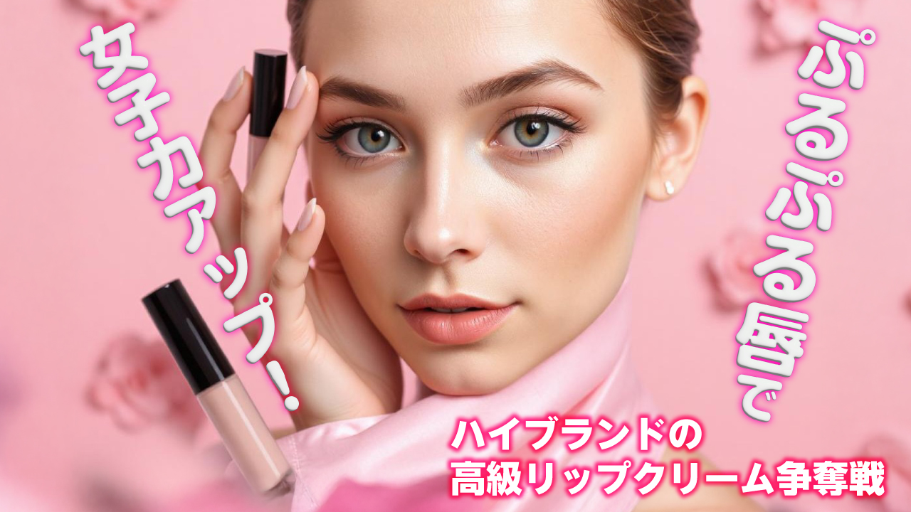 ぷるぷる唇で女子力アップ!-ハイブランドの高級リップクリーム争奪戦-