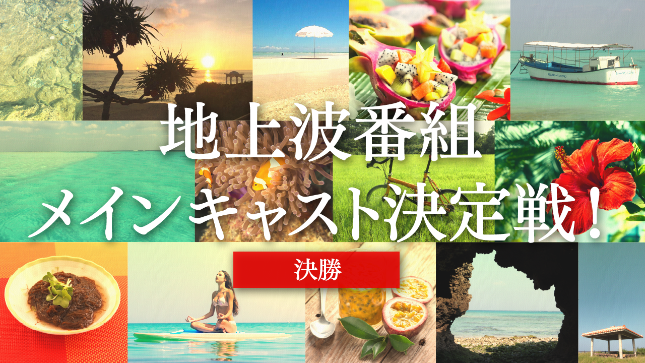 【決勝】地上波番組 メインキャスト決定戦!