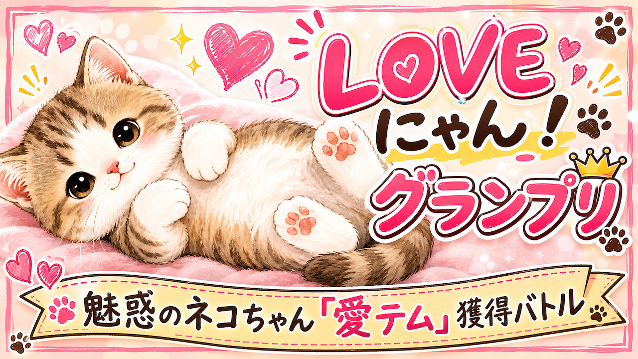 第9回『LOVEにゃん！グランプリ』ー魅惑のネコちゃん用「愛テム」獲得バトルー